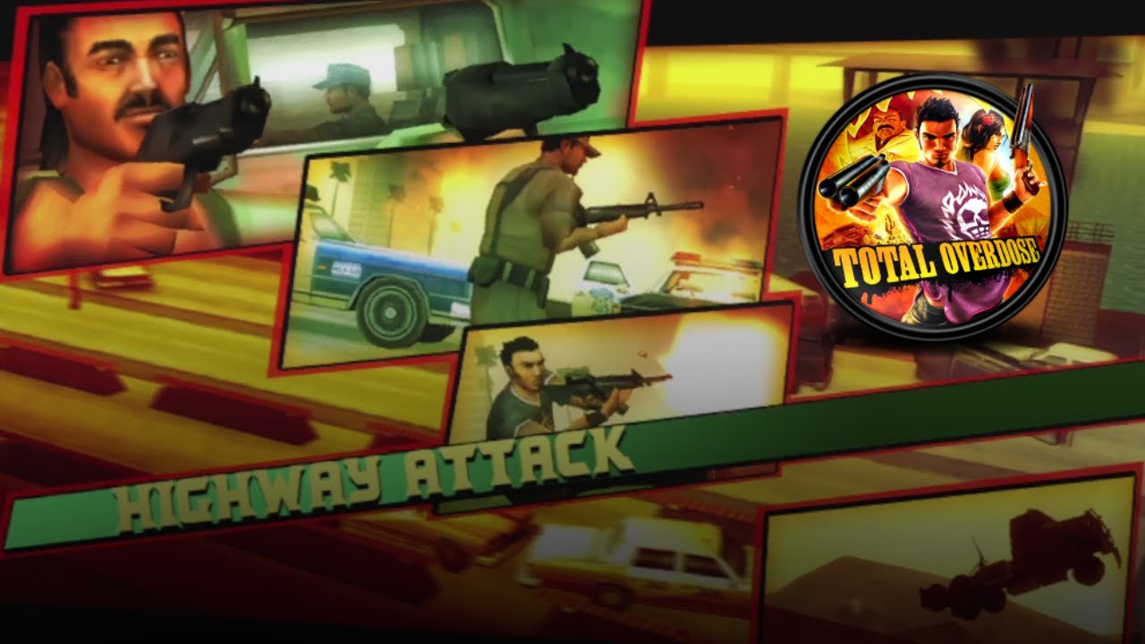 Total Overdose Gameplay - Mission 11 - " Highway Attack " | No Commentary