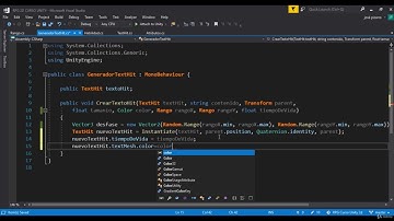 118  Generador de texto Curso Unity y C# 2020