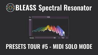 Play Melodic Lines from Drum Loops with BLEASS Spectral Resonator MIDI Mode (4 Presets)