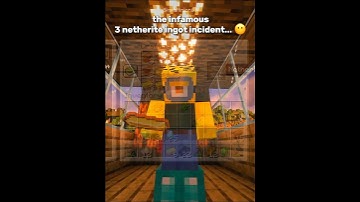 The 3 Netherite Incident... 😶💔 #minecraft #shorts