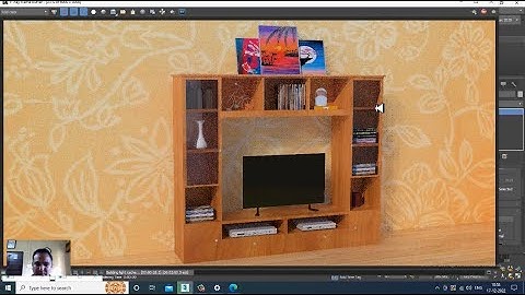 3DsMax Tutorials, Learn 3D Modeling and Texturing a TV Unit from Scratch in 3dsmax ( Part 9)