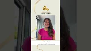Antonija Pacek from Austria, winner of the Pangea / Classical Crossover category for her beautiful c