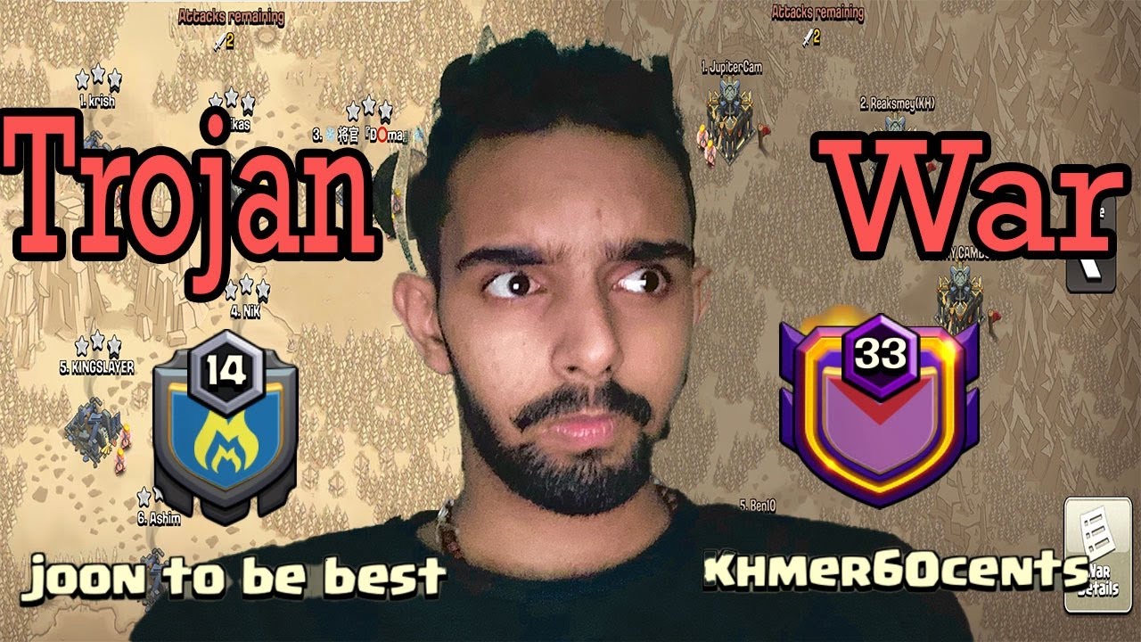 Clash Of Clans (C😈C) Live || Trojan War || Live Attacks