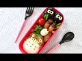 Totoro Bento Lunch Box(Kyaraben)Recipeトトロキャラ弁の作り方（レシピ）