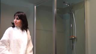 Habitat, la nueva mampara de Salgar para baños pequeños