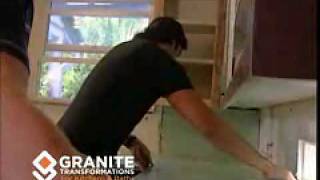 HGTV's Carter Can Renovates a Kitchen with Granite Transformations.