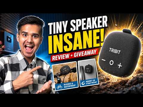 This Tiny Speaker Is INSANE! | TRIBIT StormBox Micro 3 Review + Giveaway