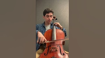 Thumbnail of Oboist Attempts Wednesday Cello Scene 🫢 #shorts