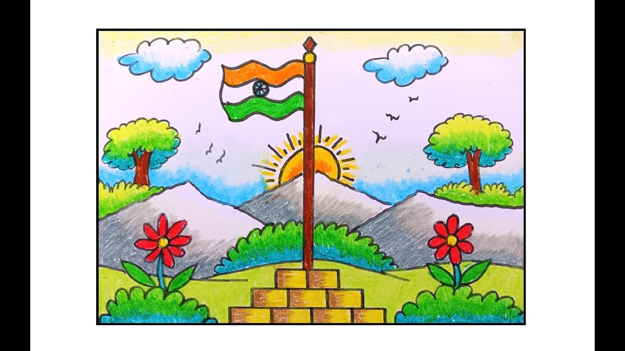 HOW TO DRAW REPUBLIC DAY/REPUBLIC DAY DRAWING COMPETITION/REPUBLIC DAY POSTER /REPUBLIC DAY DRAWING
