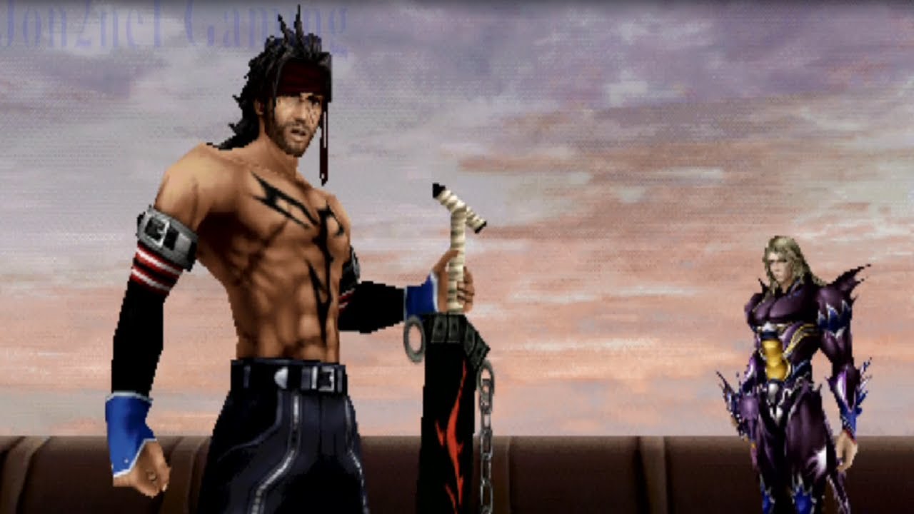 Dissidia 012 Final Fantasy (PSP) Jecht And Kain Have A Touching Moment HD 1080p