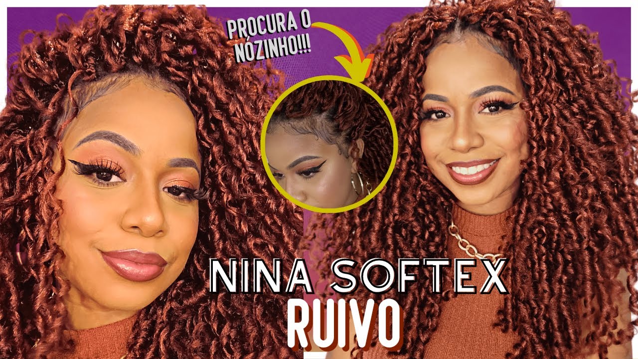 TÔ MAIS RUIVAAAA 😱✨ |  NINA SOFTEX COM DISFARCE FRONTAL | PASSO A PASSO COMPLETO