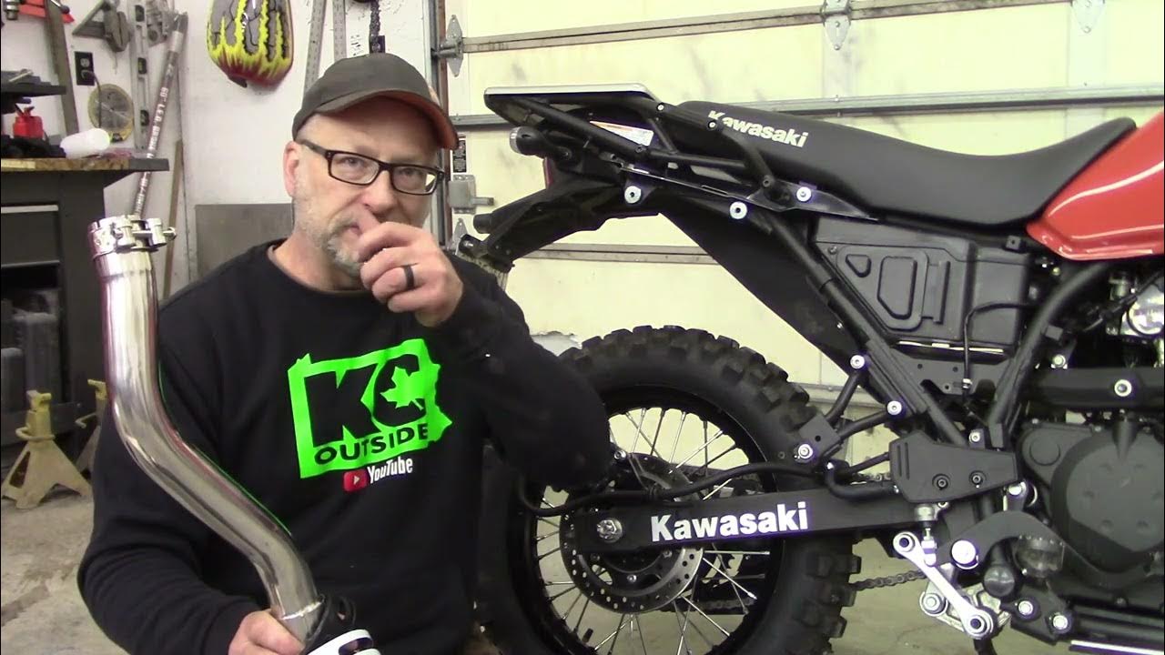 2022 KLR 650 Delkevic Exhaust install & thoughts YouTube