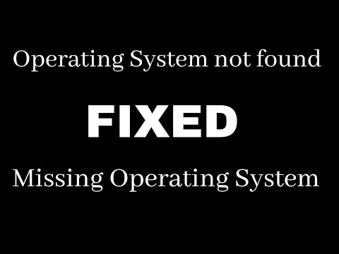 Operating System Not Found ll Missing Operating System ll SOLVED ll Tech Kneel