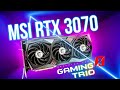 MSI RTX 3070 GAMING X TRIO Маркетинговый обман? Обзор - полный разбор / Disassembly тесты в 3 играх.