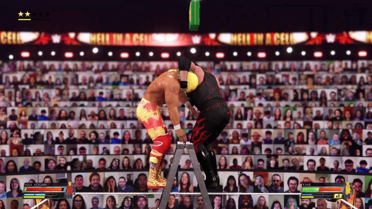 Kane vs Hulk Hogan Money in the Bank Full Match - WWE 2K22 PS5 GAMEPLAY