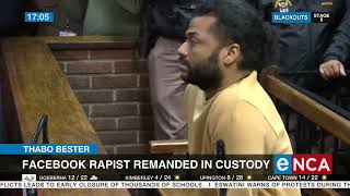 Facebook rapist remanded in custody