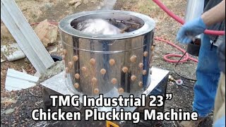 TMG Industrial 23” Chicken Plucking Machine  TMGCP23