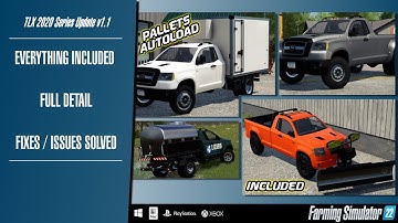 TLX2020 Series UPDATE 1.1 | Including PALLETS AUTOLOAD | FS22 Mod Review First Look