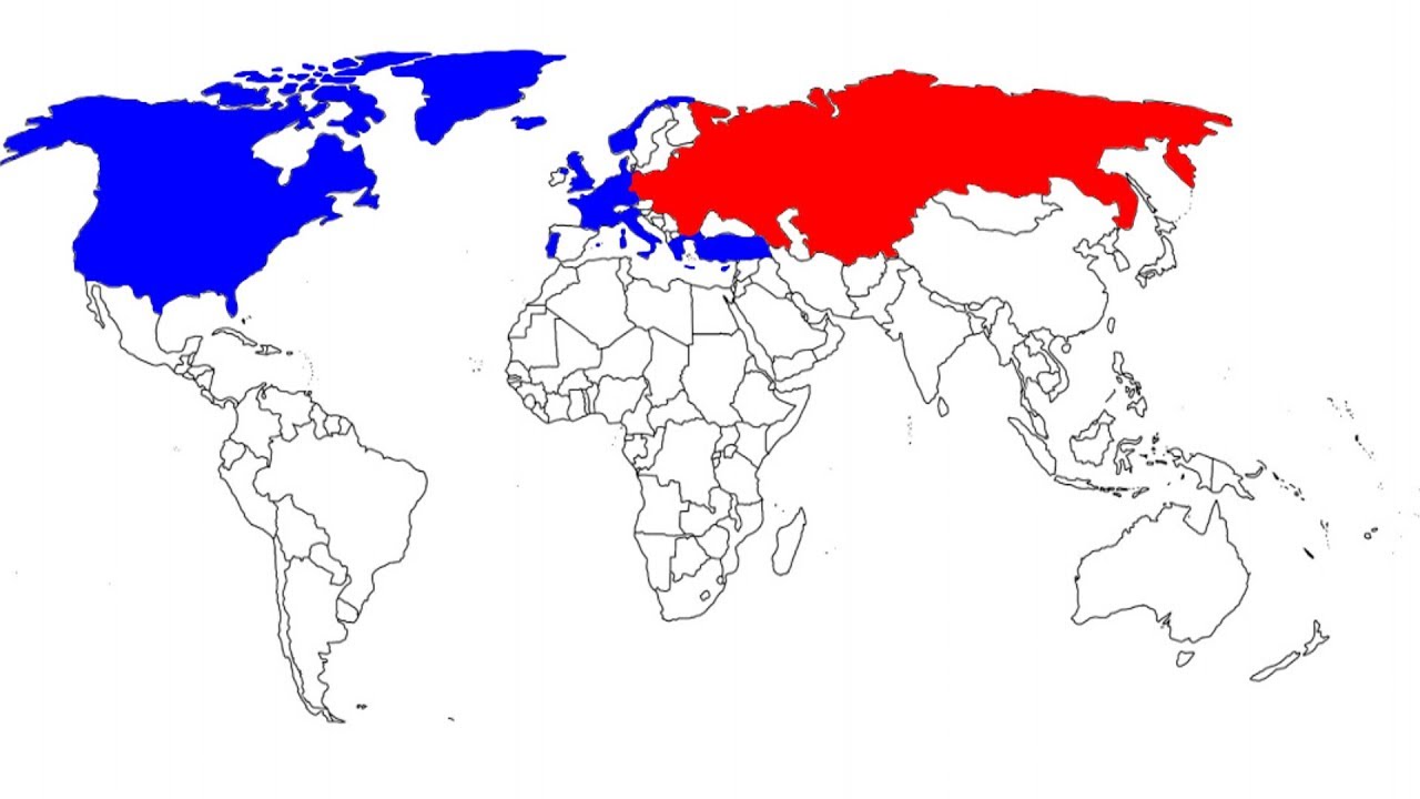 Страны варшавского договора карта