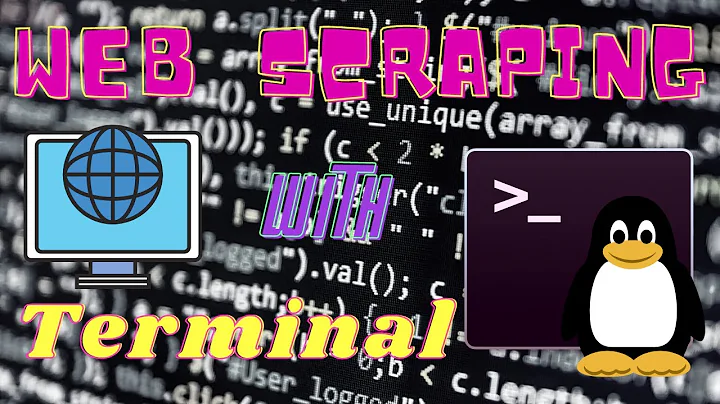 Web Scraping with Linux Terminal feat. pup