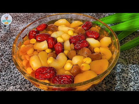 Video Cách nấu CHÈ CỦ NĂNG HẠT SEN thơm mát bổ dưỡng | Bếp... - youtube