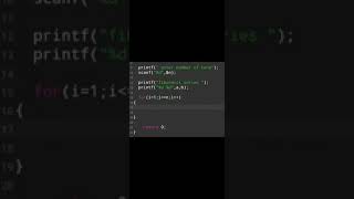 #28 | Basic C Language Program | Basic Coding Video | Programming Exercise29 #shorts #coding
