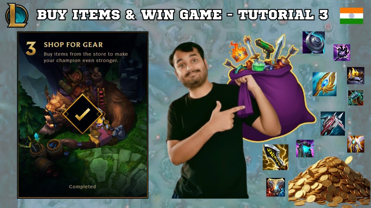 League of Legends Hindi Tutorial 3 | Gold Spend, Items & Victory Guide for Beginners