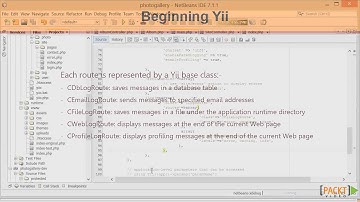 c72 Configuring Yii to Use Different Log Routes