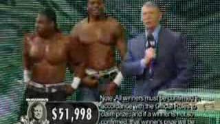 McMahon's Million Dollar Mania -- The Winners