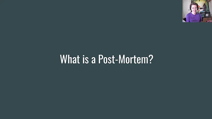 What is a Post-Mortem? (project management)