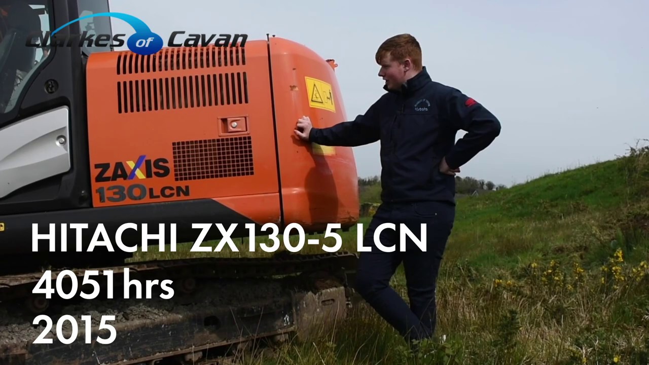 2015 Hitachi ZX130 - Clarkes of Cavan - YouTube