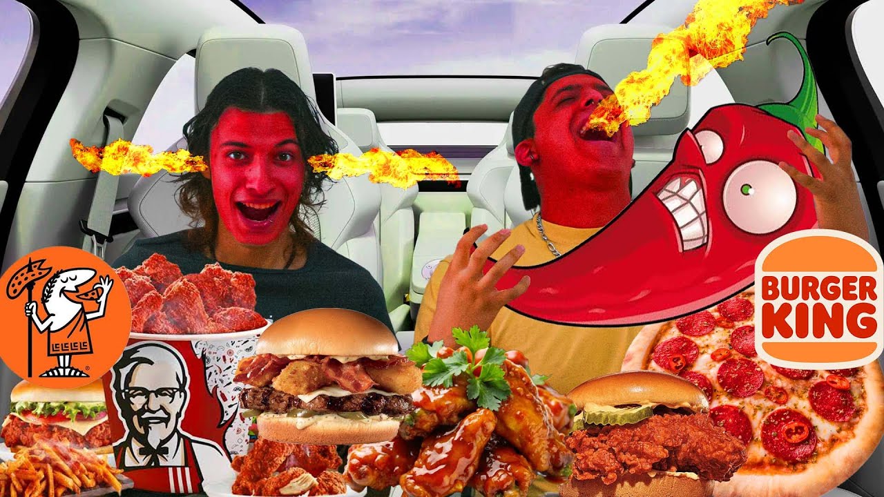 Probando Los Productos Mas Picantes de Todos los Autoservicios