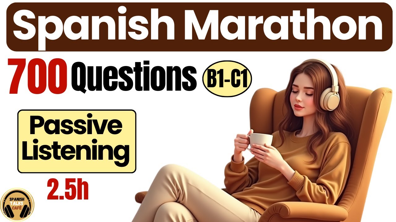 Supercharge Your Spanish LISTENING– 700 Real Questions Marathon (B1–C1)