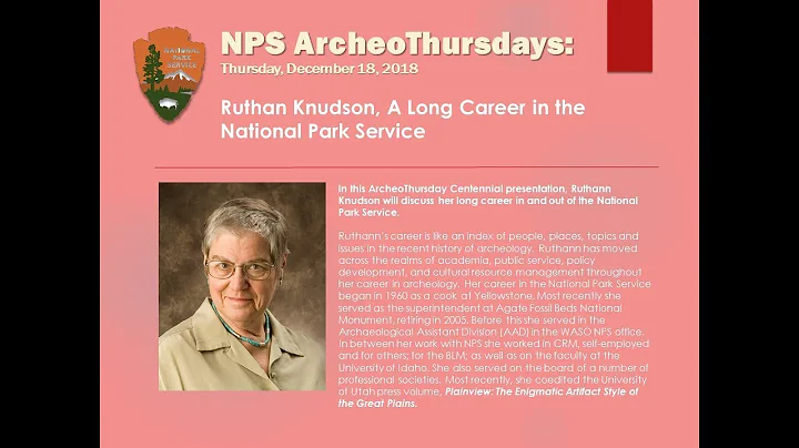Ruthann Knudson, NPS Archeologist (Ruthann Knudson)