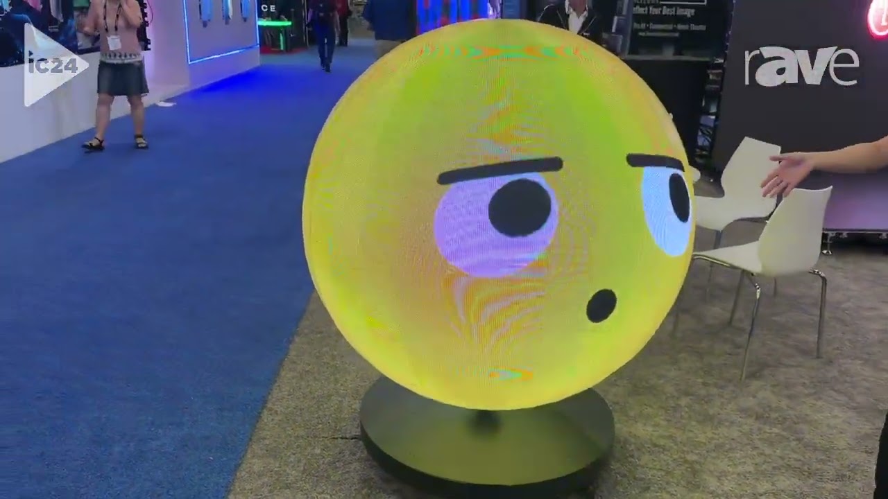InfoComm 2024: Luminatii Showcases Spherical LED Screen Display