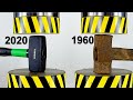 Hydraulic press vs modern and old items