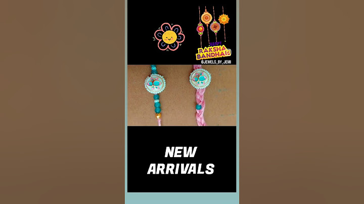 Discover our unique handmade Rakhi designs Choose the best rakhi for your brother #rakhiset #viral