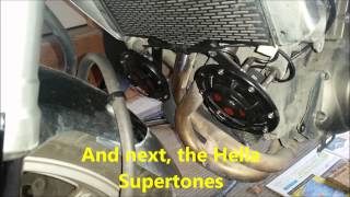 Hella Supertone compared to Versys factory horn