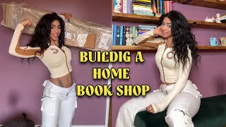 I built a libary in my house 💭 building a home library 📚