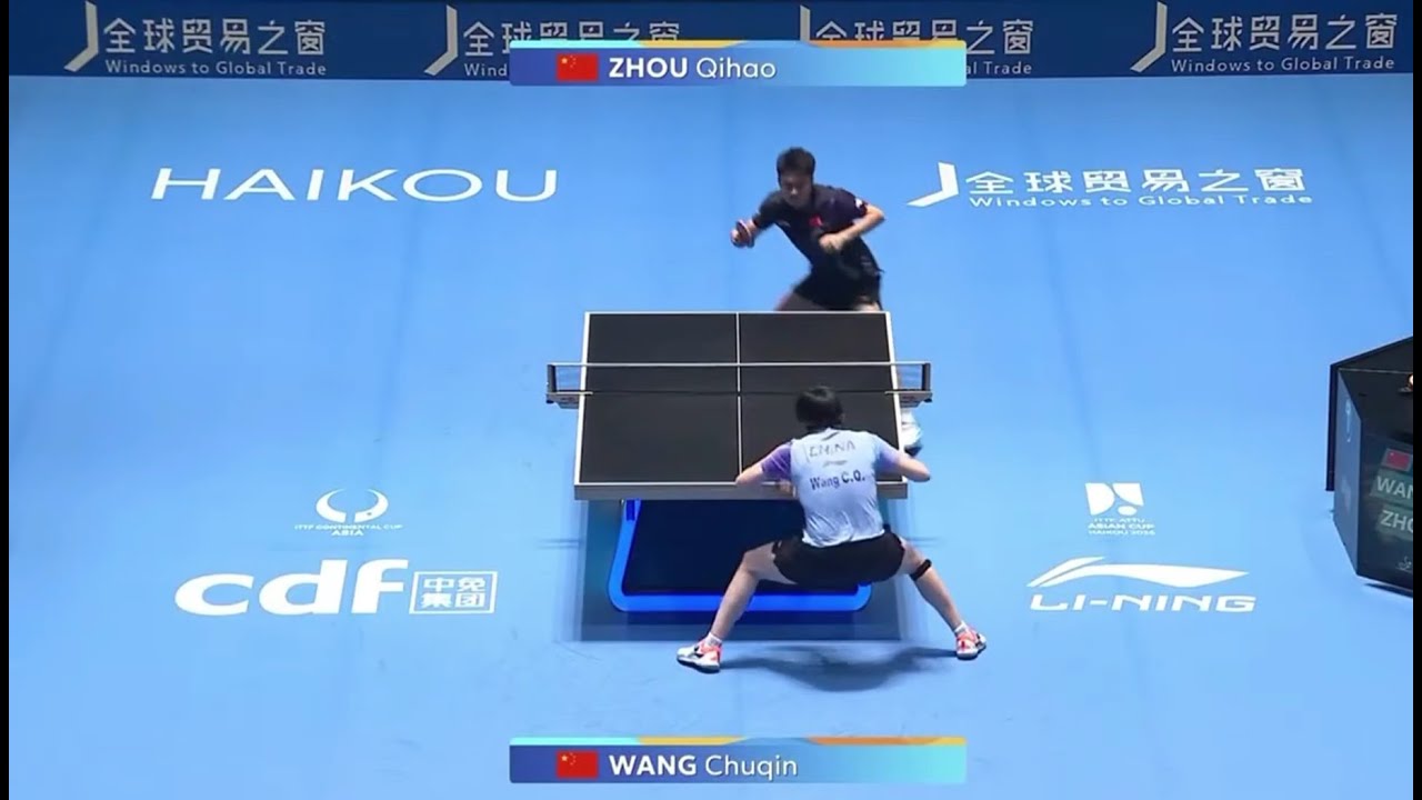 比赛讲解分析 2026 ASIA CUP 乒乓球男单四分之一决赛 （王楚钦对周启豪）第2局