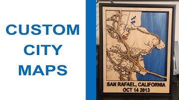 How To Make a Custom Laser Cut City Map