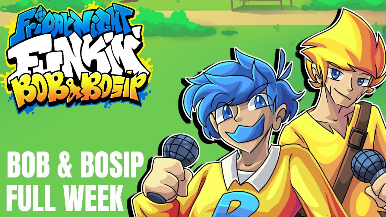 Friday Night Funkin V.S. Bob & Bosip Full Week Mod! - YouTube