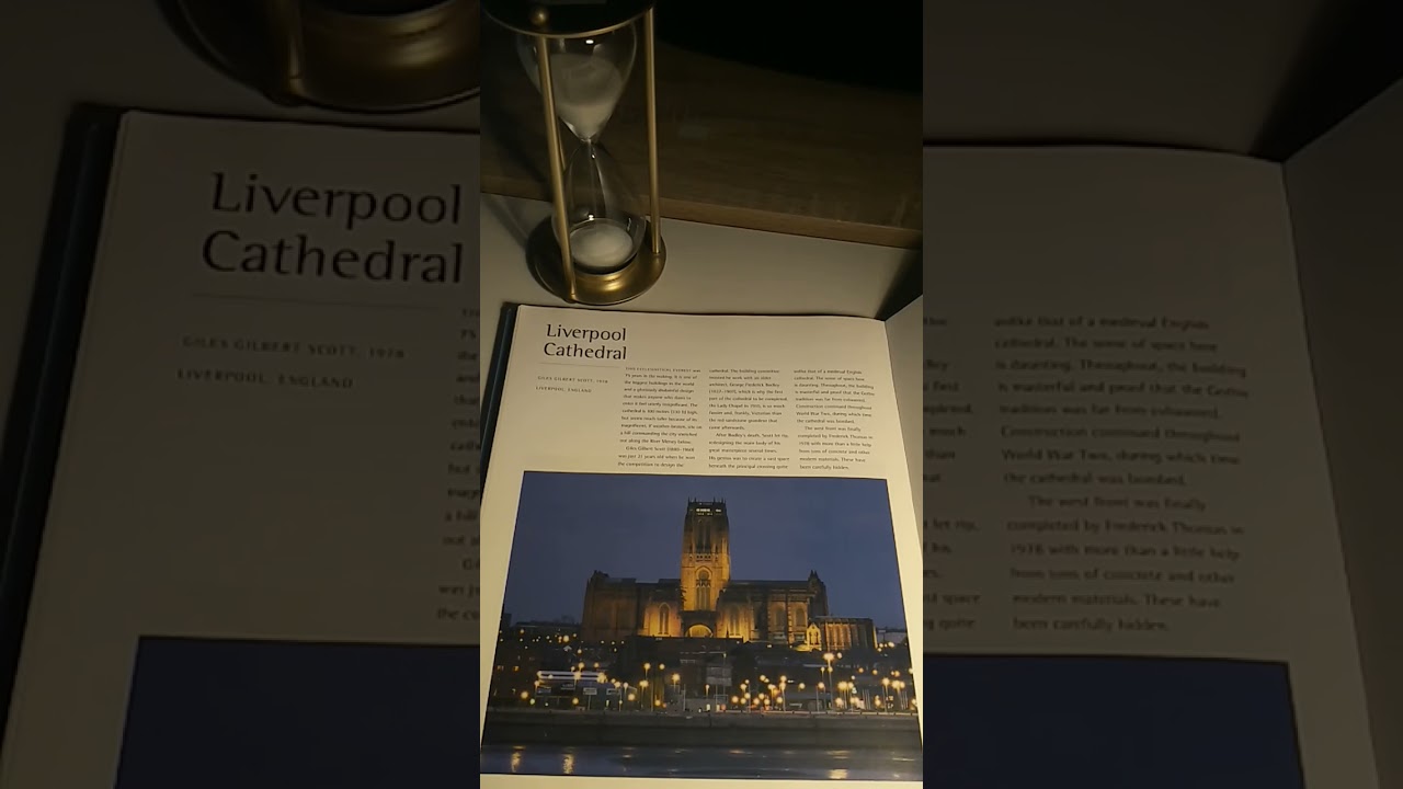 1 Page Before Bed 🌙 | Liverpool Cathedral 🏰 | Nighttime Read-Aloud from an Architecture Book