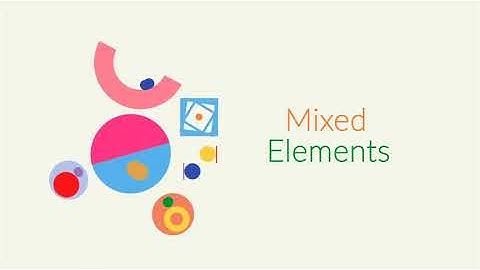 Colorful Motion Shapes Collection | After Effects Template | Elements