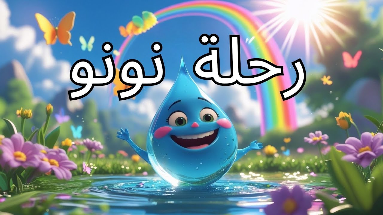 رحلة الماء – قصة قطرة نونو 💧 تعليم دورة الماء للأطفال بطريقة ممتعة! # ...