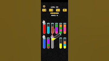 Map 101 Solution||Color Water Sort 3D!