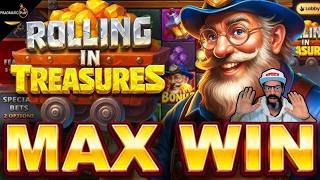 🔴 ROLLING IN TREASURES - MAX WIN | PRAGMATIC PLAY | CRAZY SLOT |