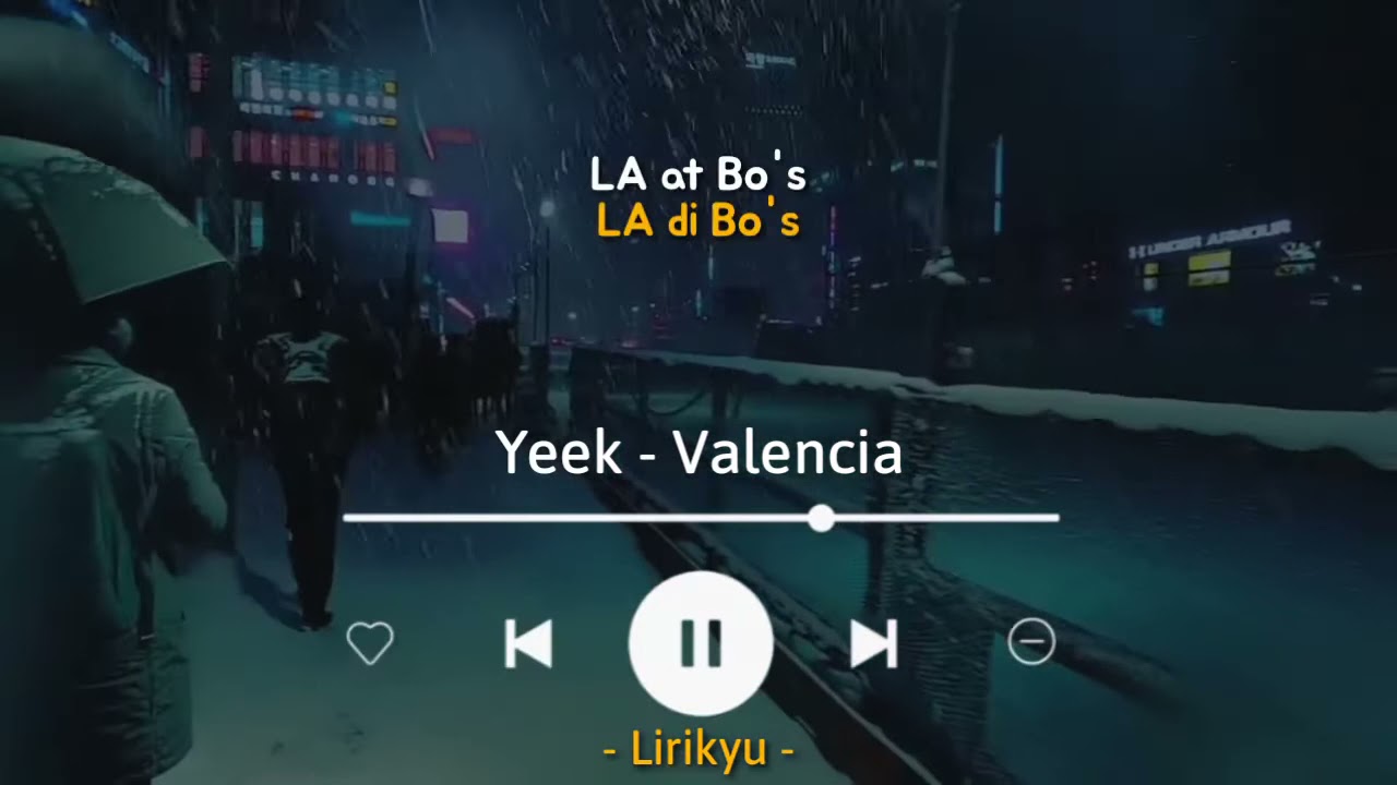 Valencia   Yeek (American Music Ofical)