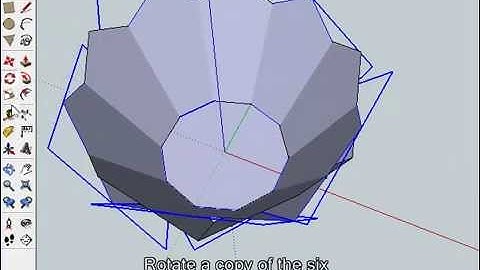 Drawing a dodecahedron in SketchUp 7 in less than two minutes