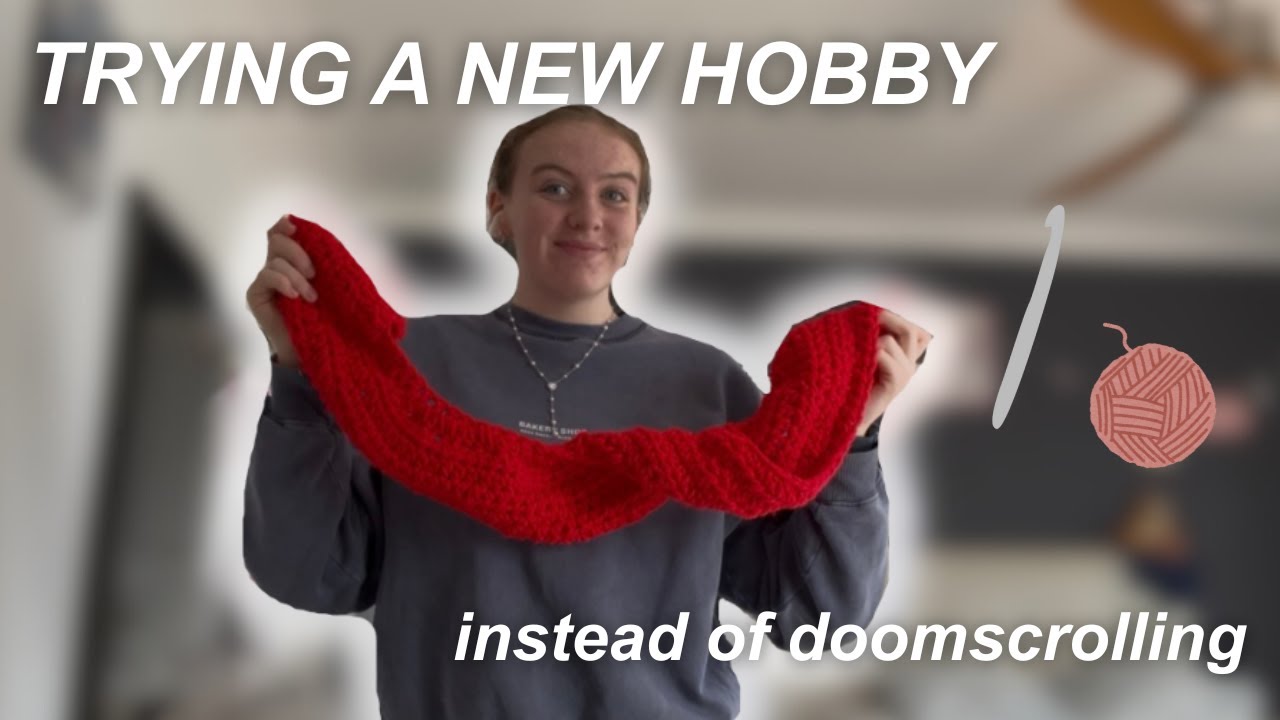 Trying a new hobby instead of doomscrolling